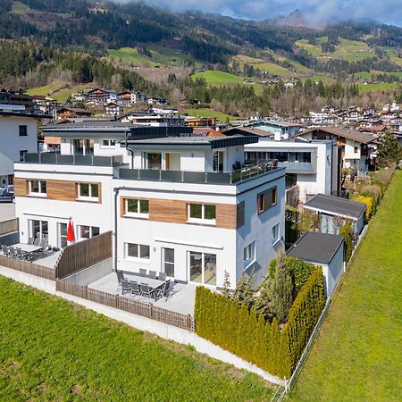 H21 - Modernes Ferienhaus 145Qm, 4Sz, Wellnessbereich Mit Sauna Und Dachterrasse Mit Panoramablick, Kuehlen Und Heizen Mit Geothermie Fuegen Luaran gambar
